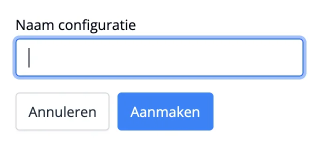 Form for creating the Exact Online configuration in Flux