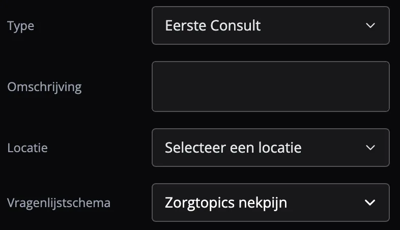 Scheduling a ZorgTopics intake in Flux