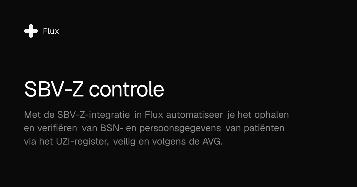 SBV-Z controle – Flux Docs